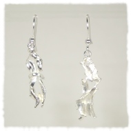 Silver fused earrings
